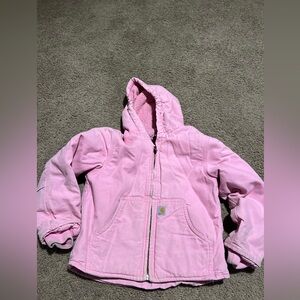 Kids Pink Hooded Jacket by Carhartt. READ DESCRIPTION